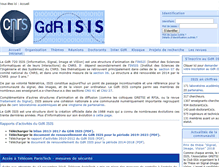 Tablet Screenshot of gdr-isis.fr